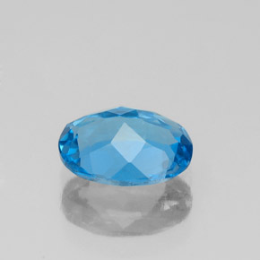 Topaz Gemstone in 8 x 6 mm (calibrated) Size for Sale, Topaz Stone in Swiss Blue Color