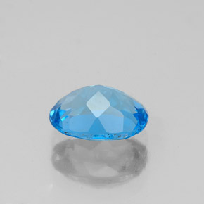 Topaz Gemstone in 8 x 6 mm (calibrated) Size for Sale, Topaz Stone in Swiss Blue Color