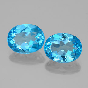 Swiss Blue Topaz Gem - 2.4ct Oval Facet (ID: 340049)
