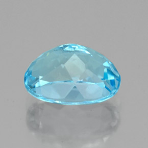 Topaz Gemstone in 9 x 7 mm (calibrated) Size for Sale, Topaz Stone in Swiss Blue Color