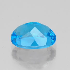 Topaz Gemstone in 9 x 7 mm (calibrated) Size for Sale, Topaz Stone in Swiss Blue Color
