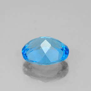 Topaz Gemstone in 9.2 x 7.4 mm Size for Sale, Topaz Stone in Swiss Blue Color