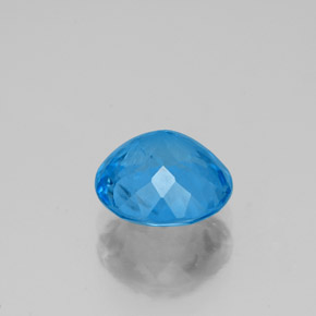 Topaz Gemstone in 8 mm (calibrated) Size for Sale, Topaz Stone in Swiss Blue Color