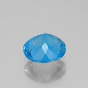 Topaz Gemstone in 8 mm (calibrated) Size for Sale, Topaz Stone in Swiss Blue Color