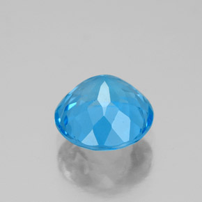 Topaz Gemstone in 8 mm (calibrated) Size for Sale, Topaz Stone in Swiss Blue Color