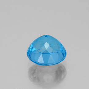 Topaz Gemstone in 7 mm (calibrated) Size for Sale, Topaz Stone in Swiss Blue Color