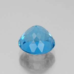 Topaz Gemstone in 8 mm (calibrated) Size for Sale, Topaz Stone in Swiss Blue Color
