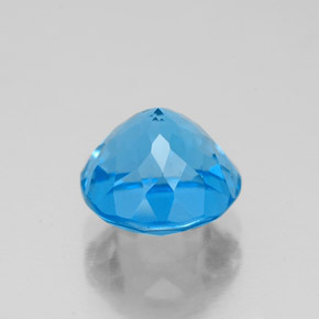 Topaz Gemstone in 8 mm (calibrated) Size for Sale, Topaz Stone in Swiss Blue Color