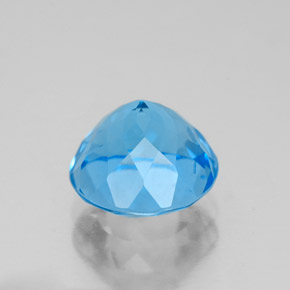 Topaz Gemstone in 8 mm (calibrated) Size for Sale, Topaz Stone in Swiss Blue Color