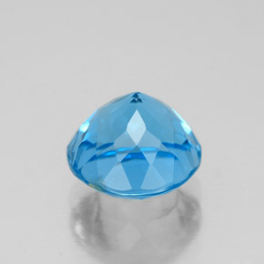 Topaz Gemstone in 8 mm (calibrated) Size for Sale, Topaz Stone in Swiss Blue Color