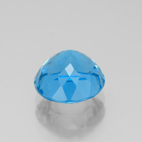 Topaz Gemstone in 8 mm (calibrated) Size for Sale, Topaz Stone in Swiss Blue Color
