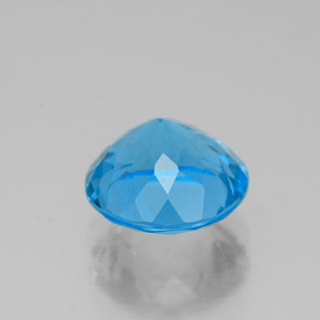 Topaz Gemstone in 8 mm (calibrated) Size for Sale, Topaz Stone in Swiss Blue Color