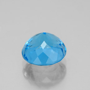 Topaz Gemstone in 8 mm (calibrated) Size for Sale, Topaz Stone in Swiss Blue Color
