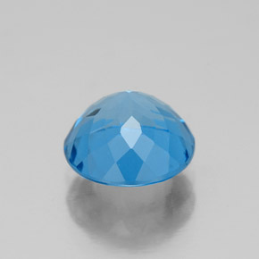 Topaz Gemstone in 8 mm (calibrated) Size for Sale, Topaz Stone in Swiss Blue Color