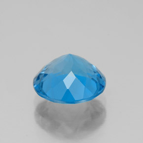 Topaz Gemstone in 8 mm (calibrated) Size for Sale, Topaz Stone in Swiss Blue Color