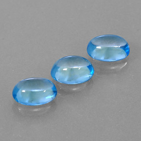 1ct Oval Cabochon Swiss Blue Topaz Gem for sale 1ct Oval Cabochon Swiss Blue Topaz Gem (ID: 341044)
