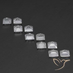 Topaz Gemstones in 5 x 5 mm (calibrated) Size for Sale, Topaz Stones in White Color