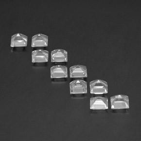 Topaz Gemstones in 5 x 5 mm (calibrated) Size for Sale, Topaz Stones in White Color