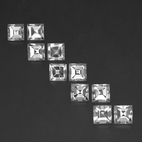 8.4ct Square Facet White Topaz for sale thumb image of 8.4ct Square Facet White Topaz (ID: 341413)