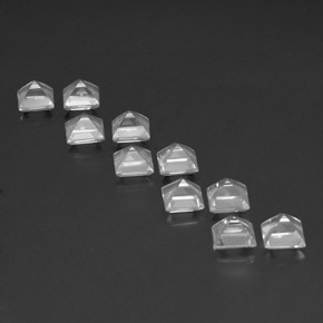 Topaz Gemstones in 5.1 x 5.1 mm Size for Sale, Topaz Stones in White Color