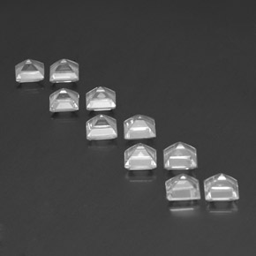 Topaz Gemstone in 5 x 5 mm (calibrated) Size for Sale, Topaz Stone in White Color