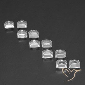 Topaz Gemstones in 5 x 5 mm (calibrated) Size for Sale, Topaz Stones in White Color