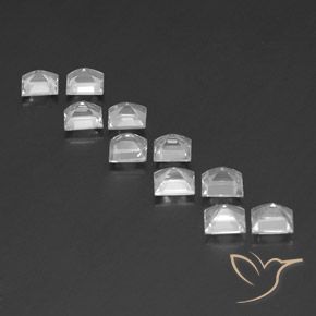 Topaz Gemstones in 5 x 5 mm (calibrated) Size for Sale, Topaz Stones in White Color