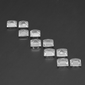 Topaz Gemstones in 5 x 5 mm (calibrated) Size for Sale, Topaz Stones in White Color