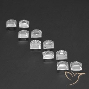 Topaz Gemstones in 5 x 5 mm (calibrated) Size for Sale, Topaz Stones in White Color