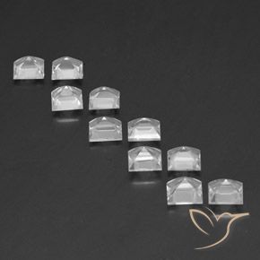 Topaz Gemstones in 5 x 5 mm (calibrated) Size for Sale, Topaz Stones in White Color