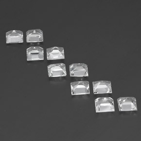 Topaz Gemstone in 5.2 x 5.2 mm Size for Sale, Topaz Stone in White Color
