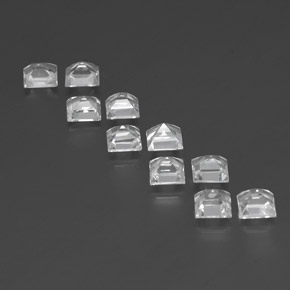Topaz Gemstones in 5 x 5 mm (calibrated) Size for Sale, Topaz Stones in White Color