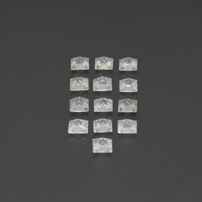 Topaz Gemstone in 3.5 x 3.5 mm Size for Sale, Topaz Stone in White Color