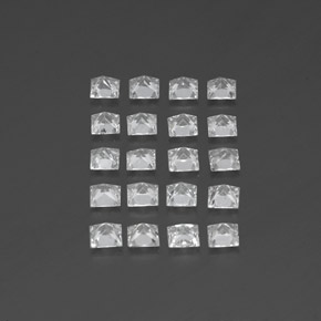 Topaz Gemstone in 3.6 x 3.5 mm Size for Sale, Topaz Stone in White Color