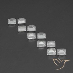 Topaz Gemstones in 4 x 4 mm (calibrated) Size for Sale, Topaz Stones in White Color