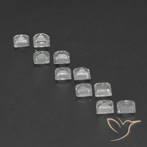 Topaz Gemstones in 4 x 4 mm (calibrated) Size for Sale, Topaz Stones in Warm White Color