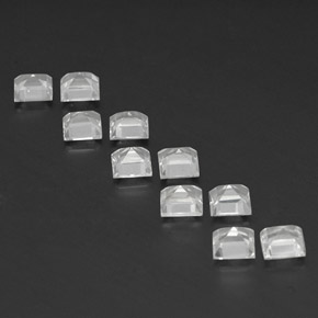 Topaz Gemstone in 4 x 4 mm (calibrated) Size for Sale, Topaz Stone in White Color