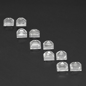 Topaz Gemstones in 4 x 4 mm (calibrated) Size for Sale, Topaz Stones in Clear White Color