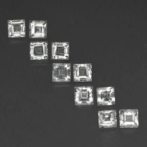 4.8ct Square Facet White Topaz for sale thumb image of 4.8ct Square Facet White Topaz (ID: 341904)