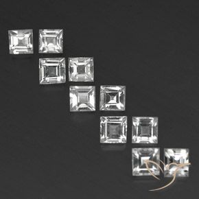 5.3ct Square Facet White Topaz for sale thumb image of 5.3ct Square Facet White Topaz (ID: 341937)