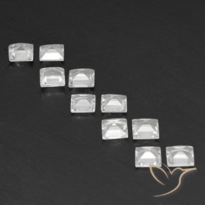 Topaz Gemstones in 4.2 x 4.2 mm Size for Sale, Topaz Stones in White Color
