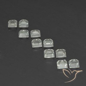Topaz Gemstones in 4 x 4 mm (calibrated) Size for Sale, Topaz Stones in Warm White Color