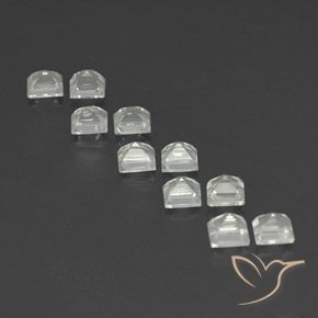 Topaz Gemstones in 4 x 4 mm (calibrated) Size for Sale, Topaz Stones in Warm White Color