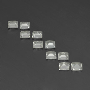 Topaz Gemstone in 4 x 4 mm (calibrated) Size for Sale, Topaz Stone in White Color