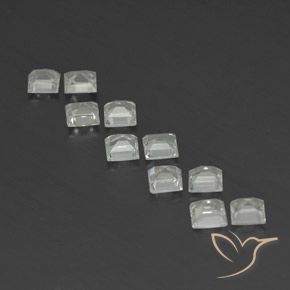 Topaz Gemstones in 4 x 4 mm (calibrated) Size for Sale, Topaz Stones in Warm White Color