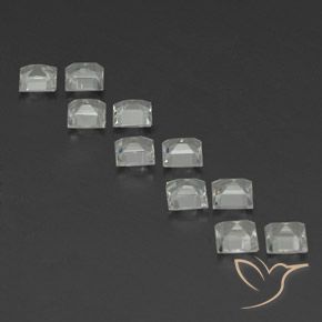 Topaz Gemstones in 4 x 4 mm (calibrated) Size for Sale, Topaz Stones in Warm White Color
