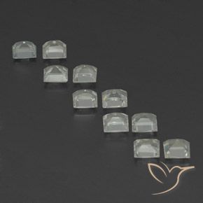 Topaz Gemstones in 4 x 4 mm (calibrated) Size for Sale, Topaz Stones in Warm White Color