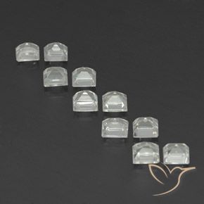Topaz Gemstones in 4 x 4 mm (calibrated) Size for Sale, Topaz Stones in Warm White Color