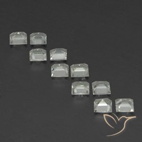 Topaz Gemstones in 4 x 4 mm (calibrated) Size for Sale, Topaz Stones in Warm White Color