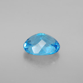Topaz Gemstone in 11 x 9 mm (calibrated) Size for Sale, Topaz Stone in Swiss Blue Color